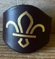 Gold Embossed Scout Woggle